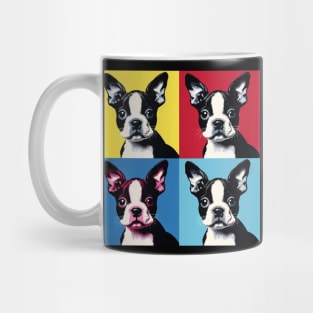 Pop Retro Boston Terrier Art - Cute Puppy Mug